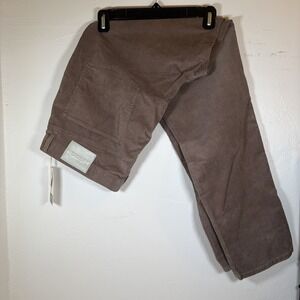 Vuori Pants Mens 38 Brown Corduroy Optimist 5‎ Pocket Straight Leg Casual New